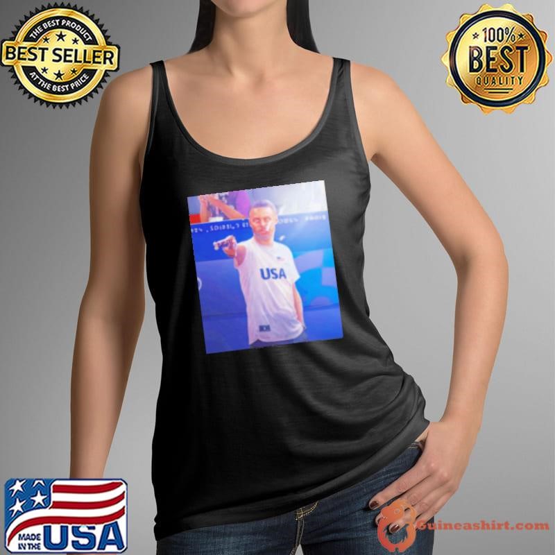 Stephen Curry Style Yusuf Dikec Vs Serbia Olympic Tank Top