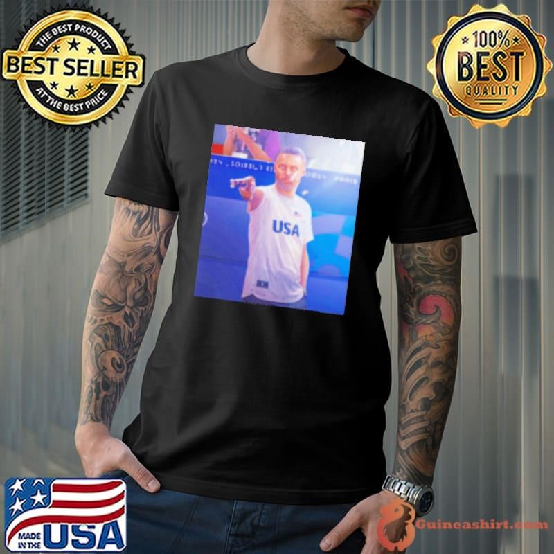 Stephen Curry Style Yusuf Dikec Vs Serbia Olympic Shirt