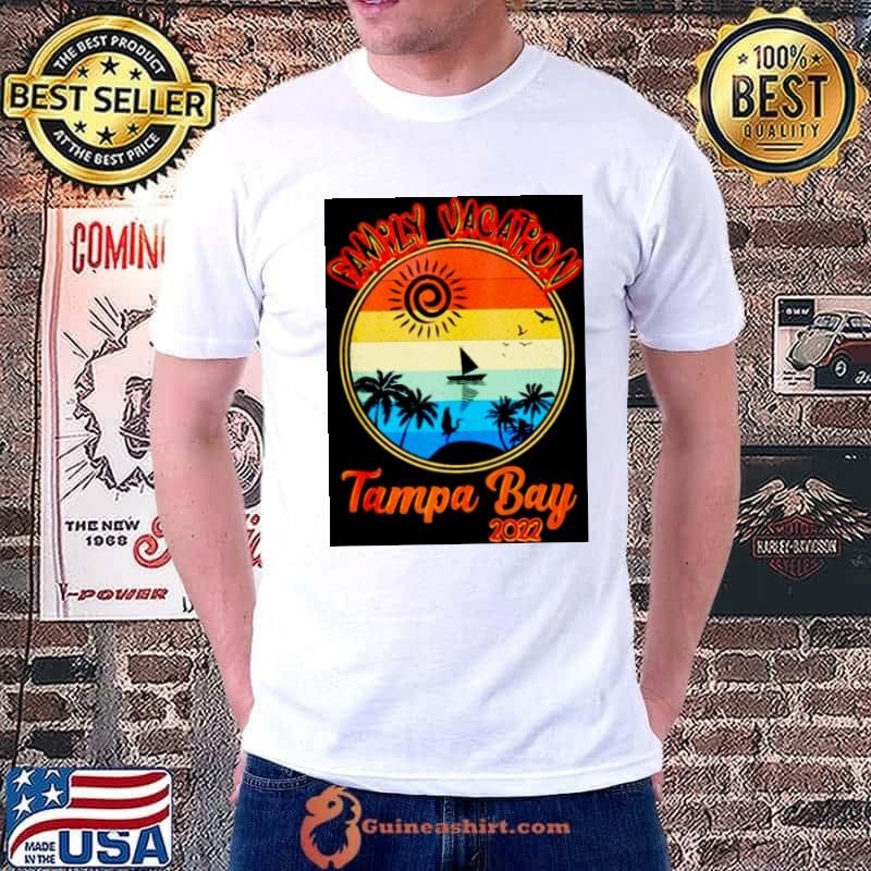 Tampa Bay Florida 2022 tropical family vacation shirt