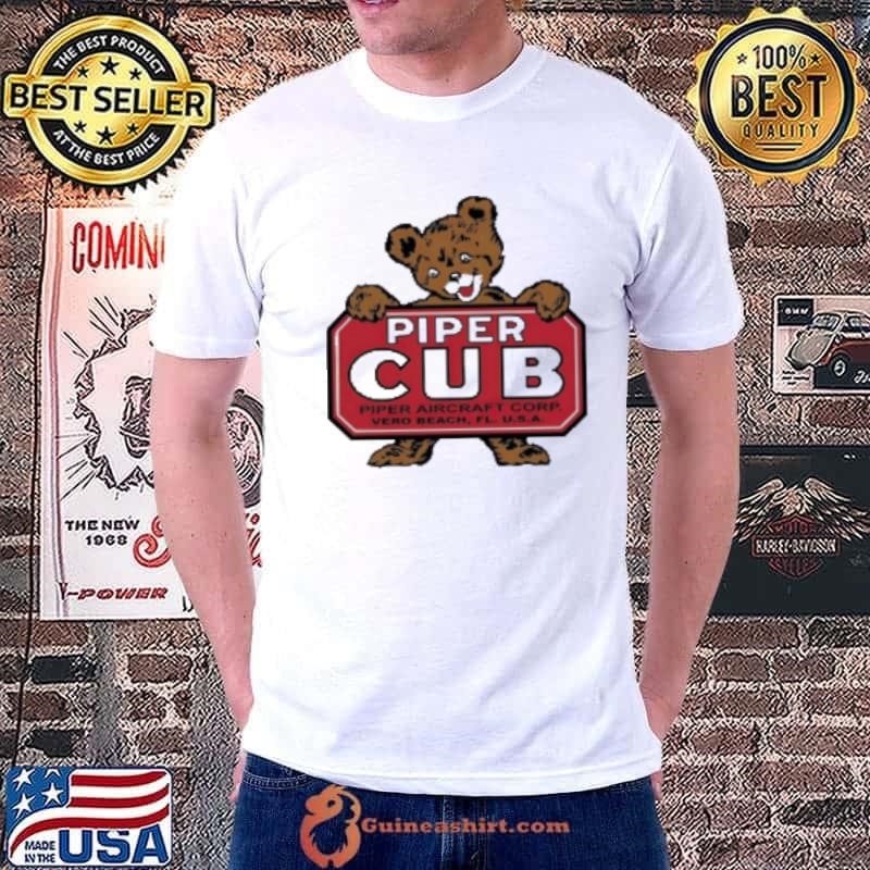 Teddy Bear Piper Cub Piper Aircraft Corr Vero Beach FL USA Shirt