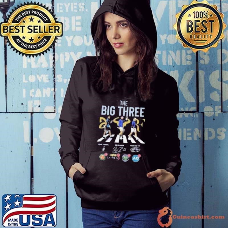 The Big Three Novak Djokovic – Rafael Nadal – Roger Federer Signature Hoodie