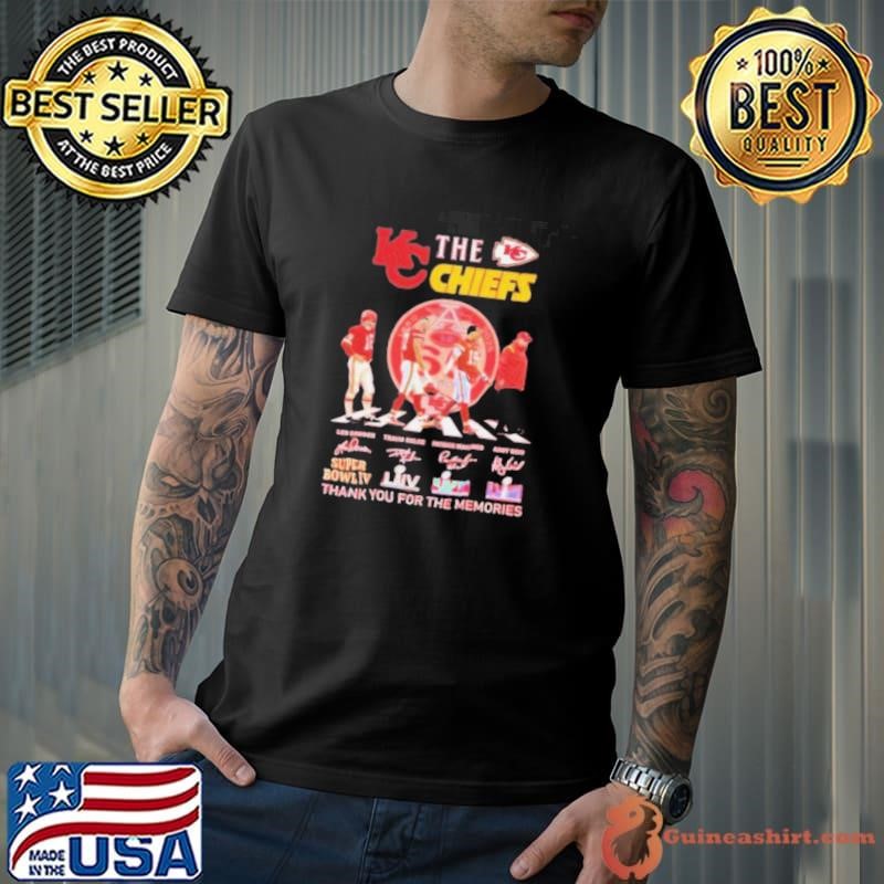 The Kansas City Chiefs Signatures Thank You For The Memories Unisex