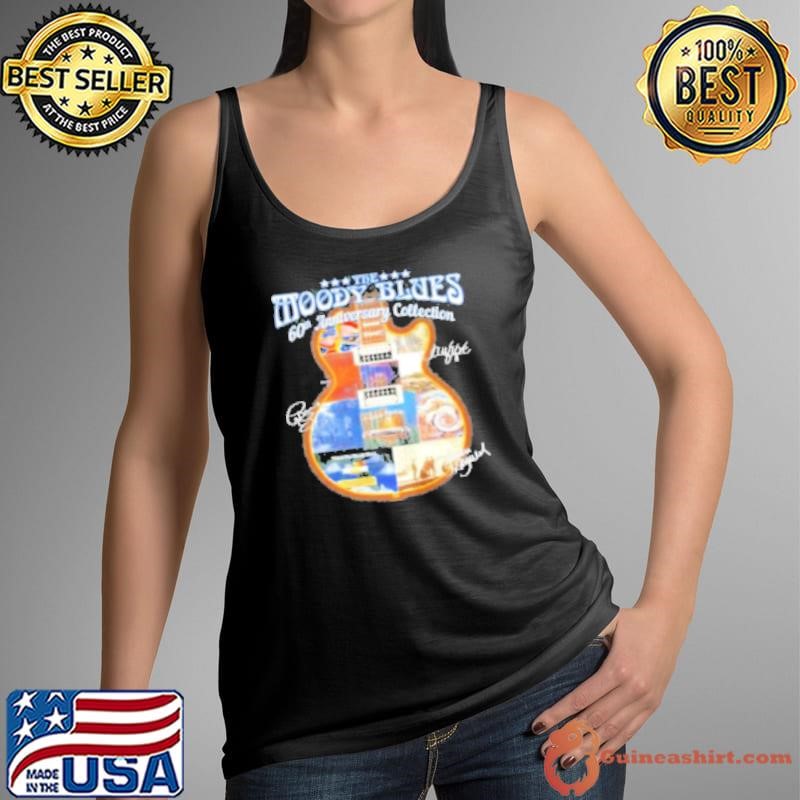 The Moody Blues 60Th Anniversary Collection Guitar Signature Tank Top