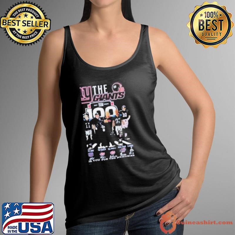 The New York Giants 100 Thank You For The Memories Shirt