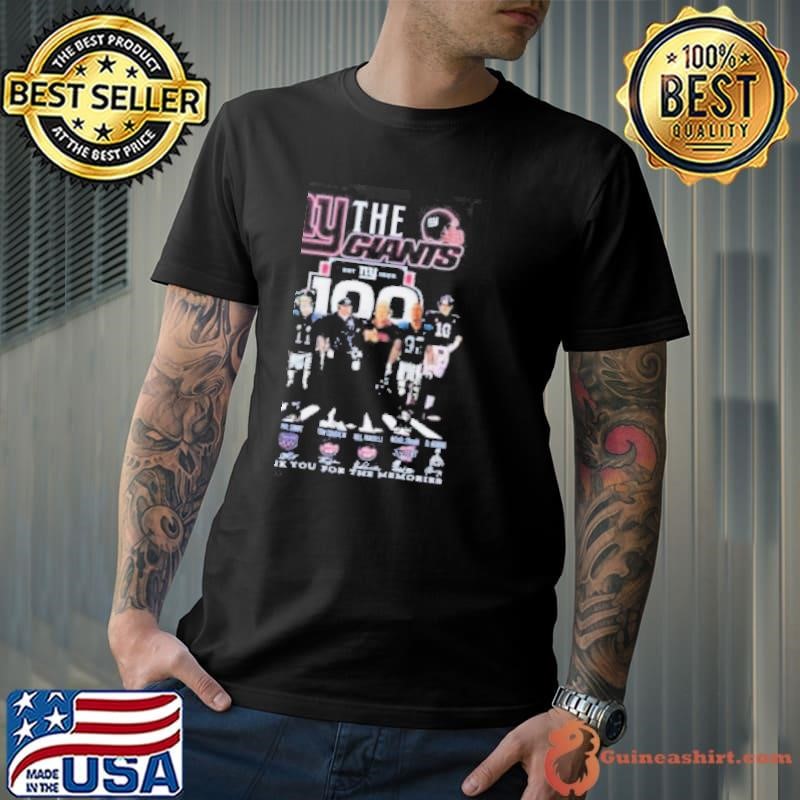 The New York Giants 100 Thank You For The Memories Unisex
