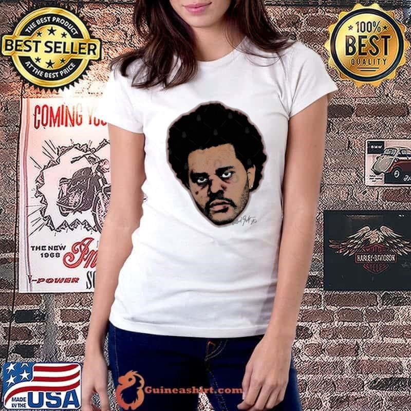 The Weekned Big Face a Canadian singer-songwriter T-Shirt