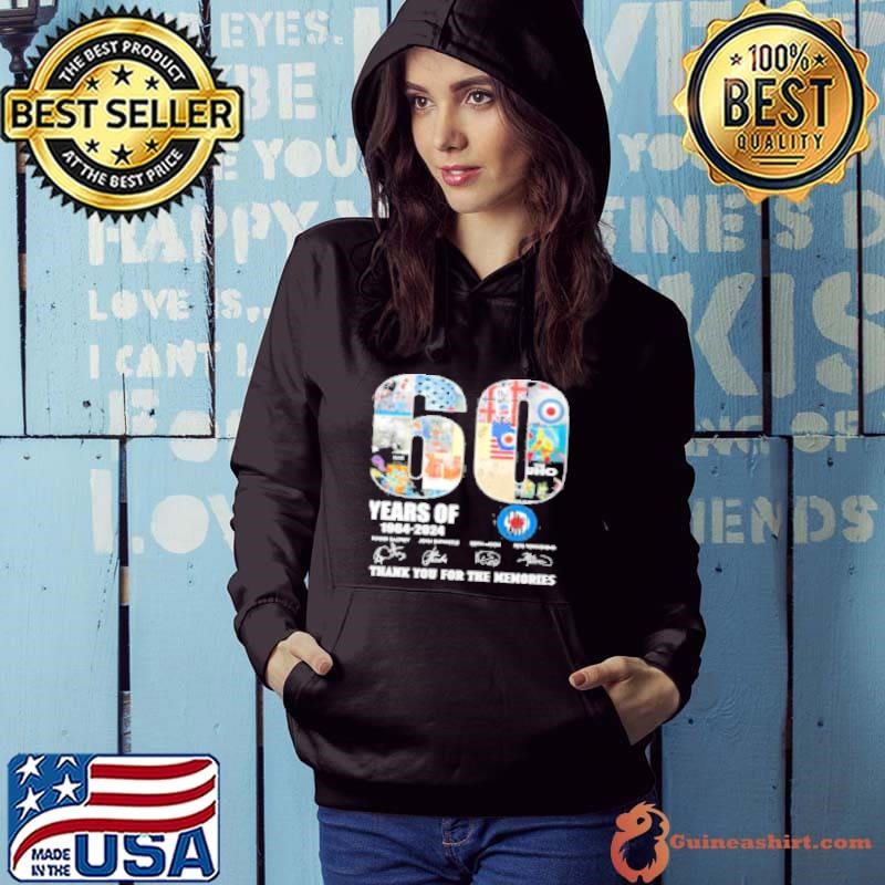 The Who 60 Years Of 1964 2024 Thank You For The Memories Hoodie