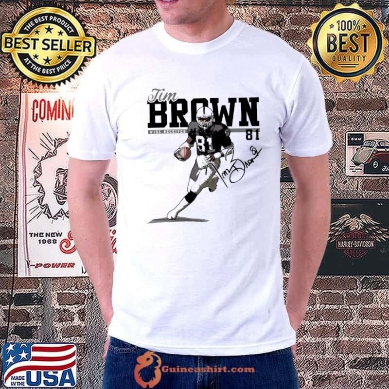 Tim Brown Las Vegas Play American former professional football wide receiver T-Shirt