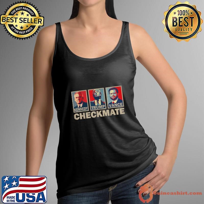 Trump Vance Kennedy Checkmate 2024 Election Republican Retro T-Shirt