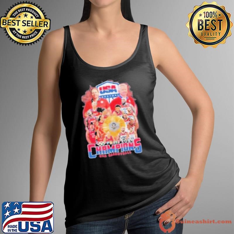USA Basketball Team 2024 Olympic Paris Champions Women Team Shirt