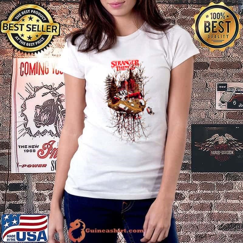 Up Side Down Town Stranger Things Design Fanart shirt