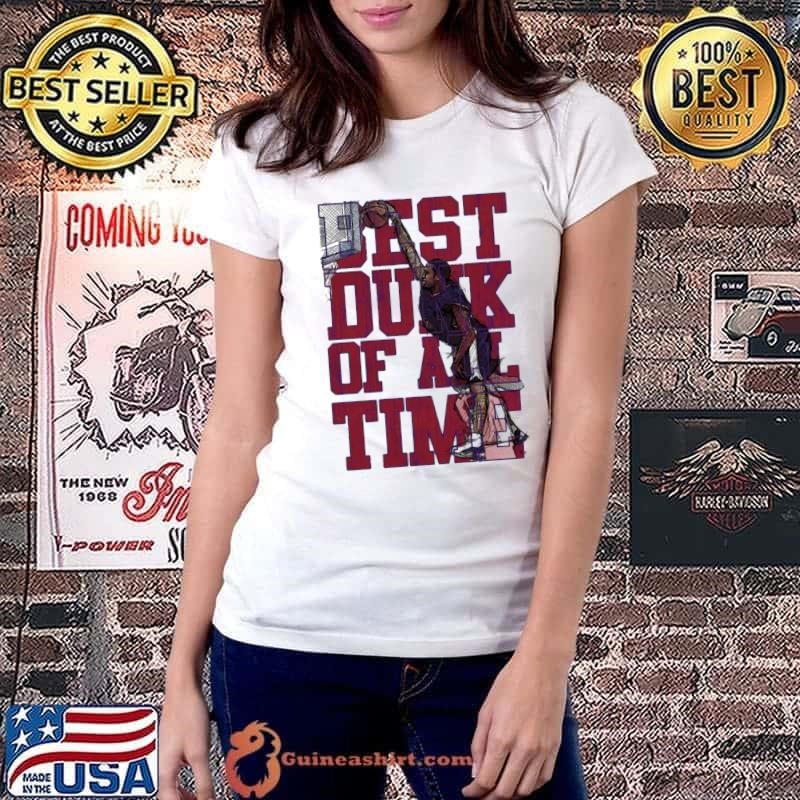 Vince Carter American former professional Toronto USA Best Dunk Of All Time T-Shirt