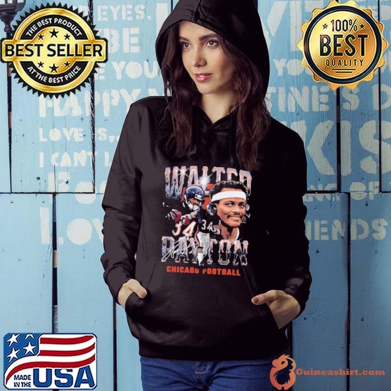 Walter Payton American professional football running back Chicago Vintage Hoodie