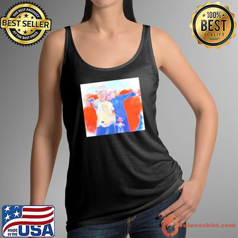 Yusuf Dikec Kim Yeji Shoters Olympics Paris 2024 Cartoon Tank Top