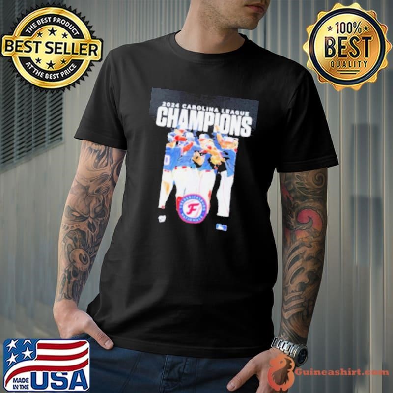 2024 Milb Carolina League Champions Fredericksburg Nationals Player Shirt