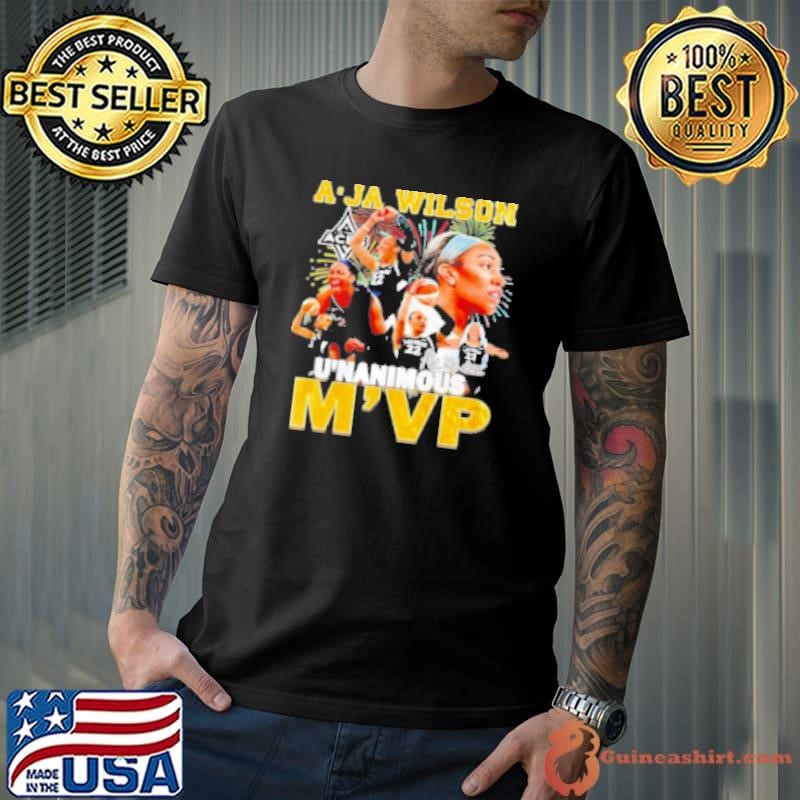 A'Ja Wilson Unanimous MVP WNBA Las Vegas Aces Shirt