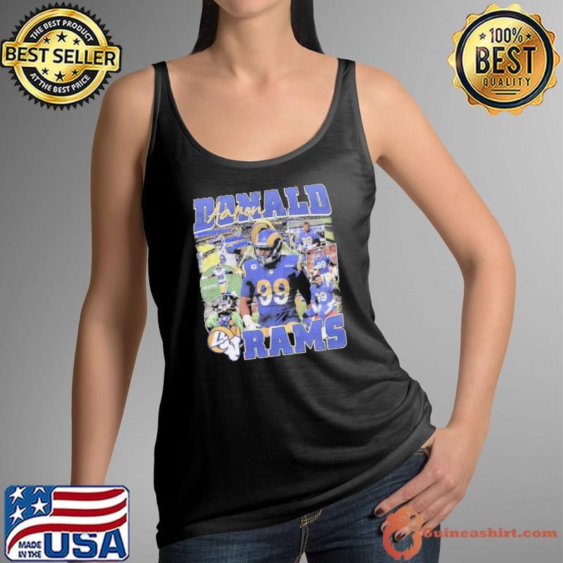 Aaron Donald American former professional football defensive tackle Retro Bootleg T-Shirt