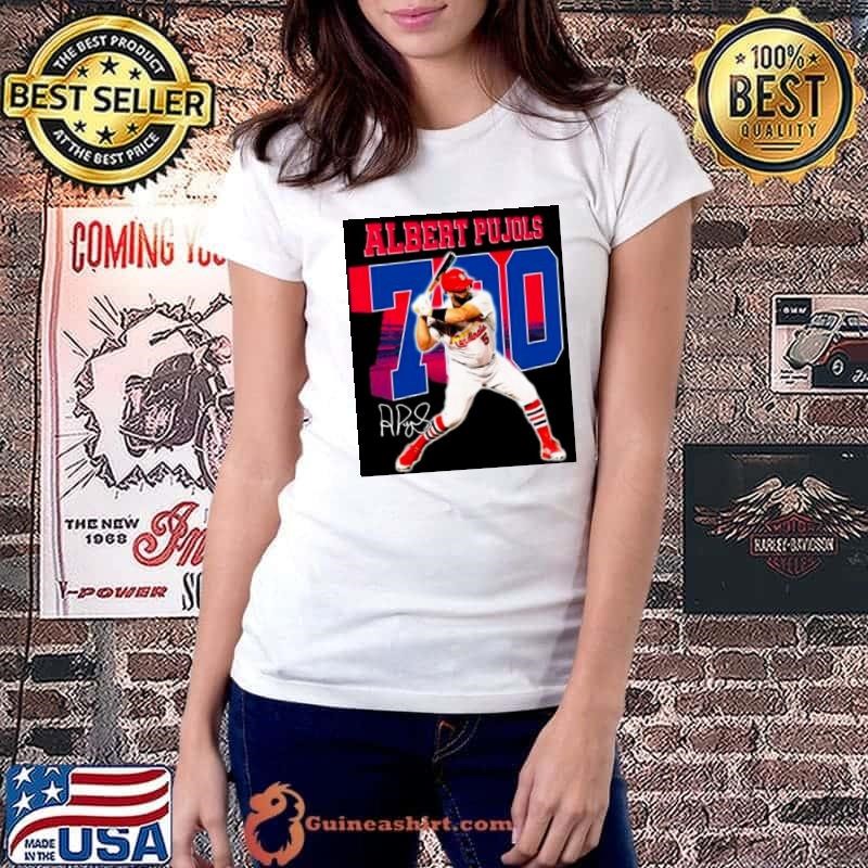 Albert Pujols 700 Career Home signature Ladiestee