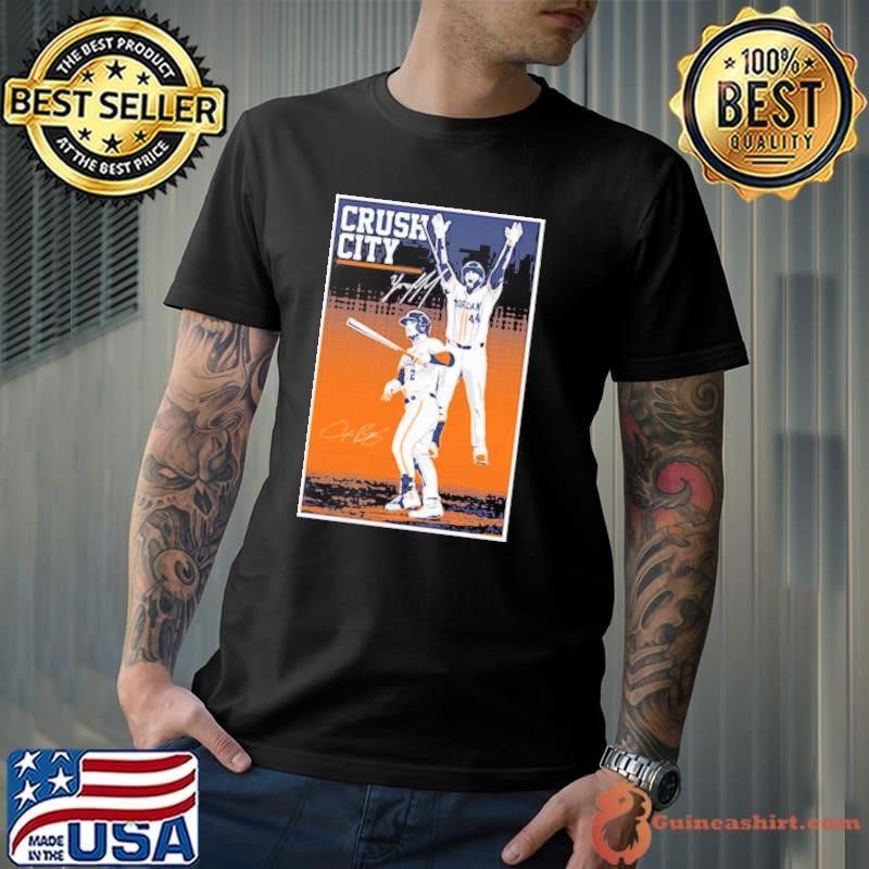 Alex Bregman & Yordan Alvarez Crush City baseball third baseman T-Shirt