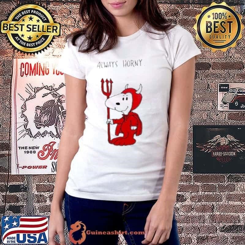 Always Horny Snoopy Peanuts Ladiestee