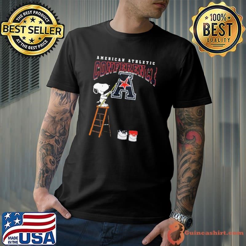 American Athletic Conference Snoopy Painting Shirt