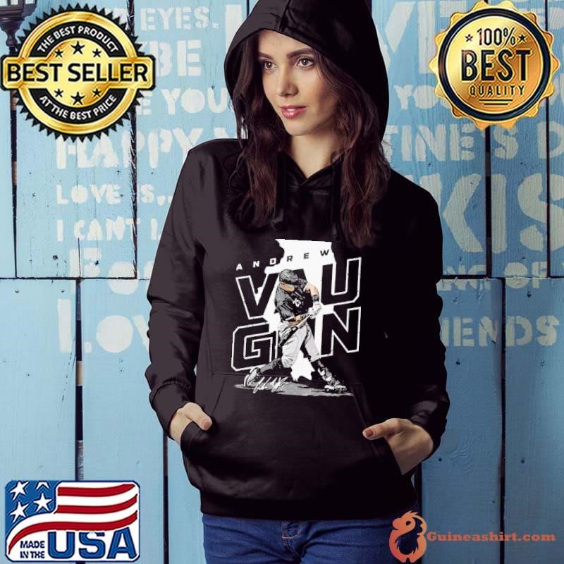 Andrew Vaughn Chicago W Player Map American professional baseball first baseman Hoodie