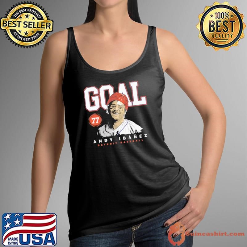 Andy Ibanez Detroit Goal Cuban professional baseball infielder T-Shirt