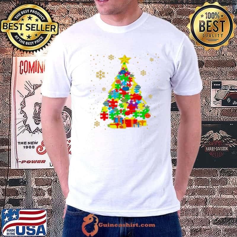 Autism Christmas Trees Teacher Unisex