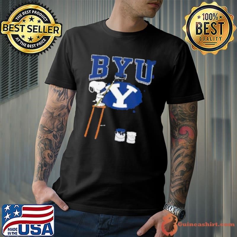 BYU Snoopy Painting Shirt