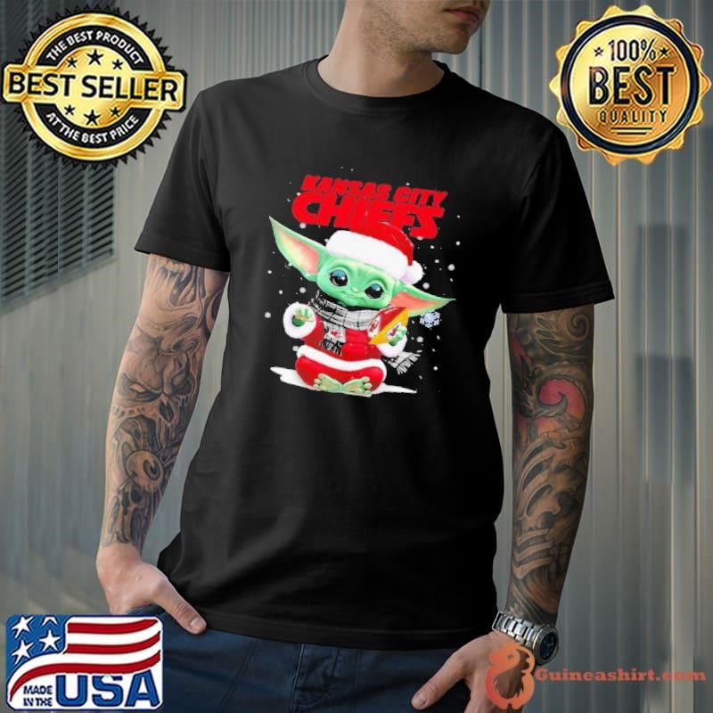 Baby Yoda Kansas City Chiefs Football Christmas shirt