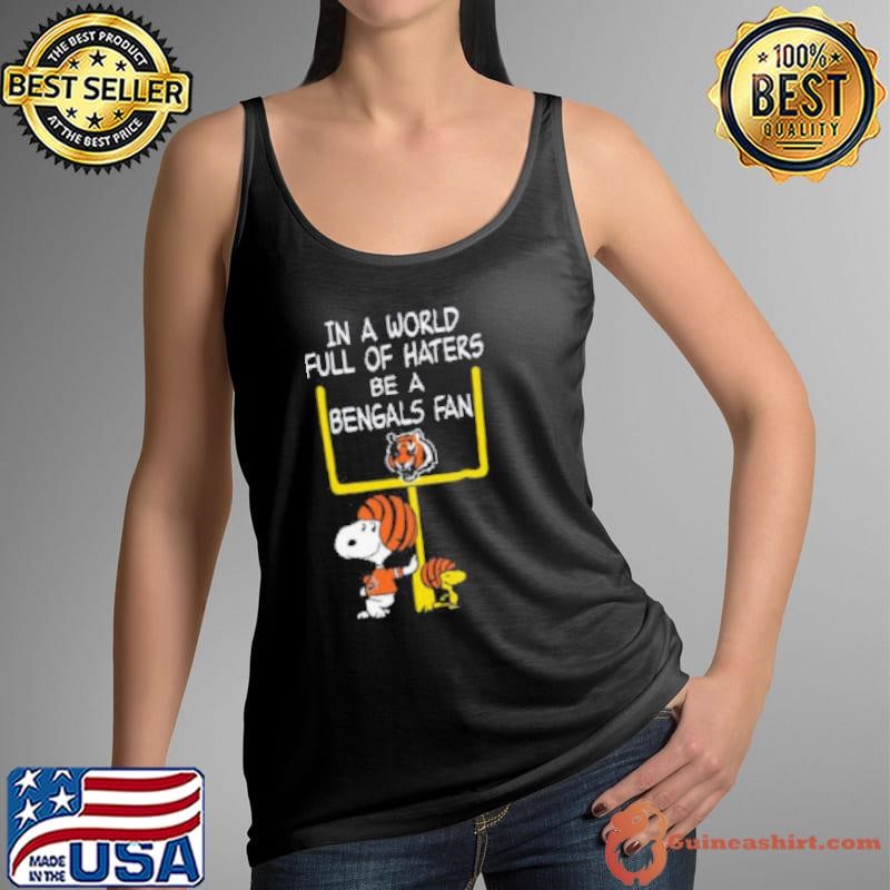 Be A Bengals Fan Cincinnati Bengals x Snoopy Mashup Shirts