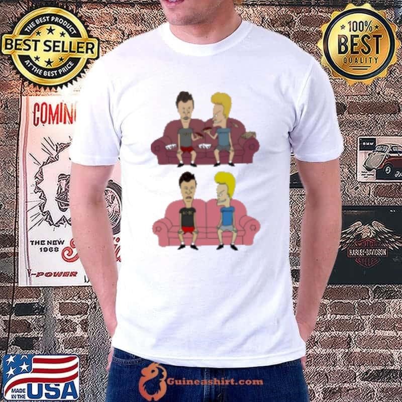 Beavis And Butthead Pink Couch Shirt
