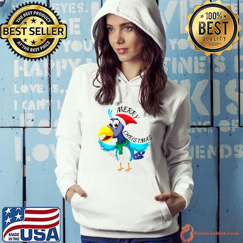 Bird Merry Christmas Graphic & S Tsh Funny Christmas Hoodie