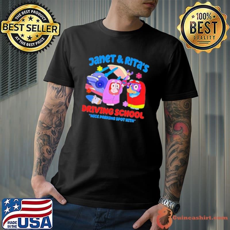 Bluey Janet And Rita'S Driving School Nice Parking Spot Rita Unisex
