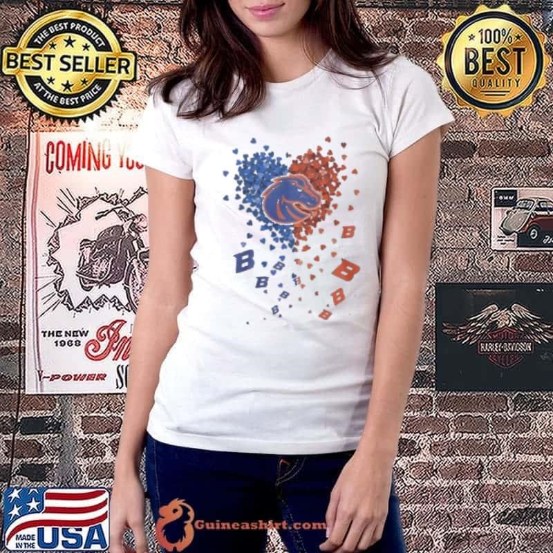 Boise State Broncos Heart Ladiestee