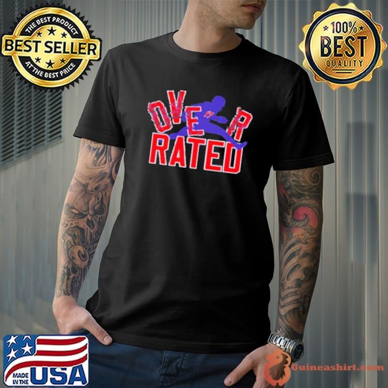 Buffalo Bills Josh Allen #17 Over Rated QB Shirt