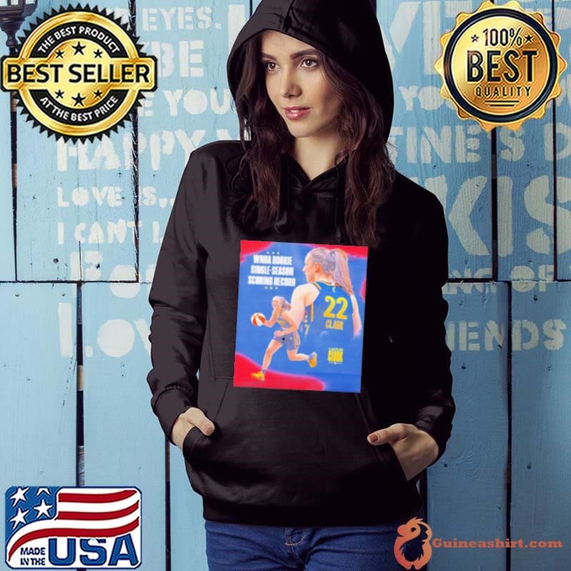 Caitlin Clark Indiana Fever basketball WNBA Rookie single season scoring record Hoodie