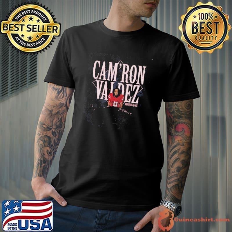 Cam’Ron Valdez Texas Tech Red Raiders Running Back College Player Name shirt