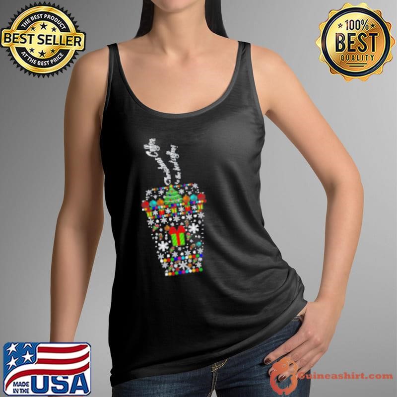 Christmas Coffee Is The Best Coffee Teacher Tank Top