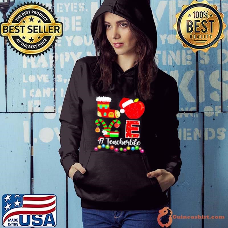 Christmas Love Teacherlife Hoodie