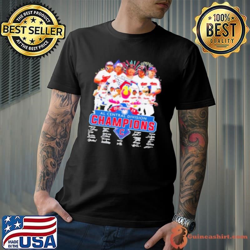 Cleveland Guardians 2024 AL Central Division Champions Signatures Unisex