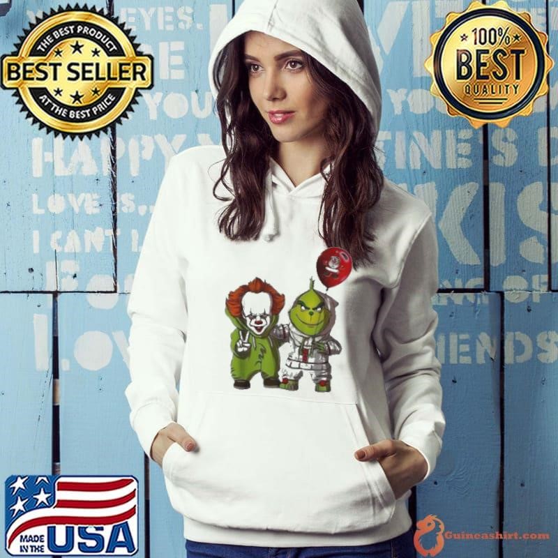 Clown Pennywise And Grinch Halloween 2024 Shirt