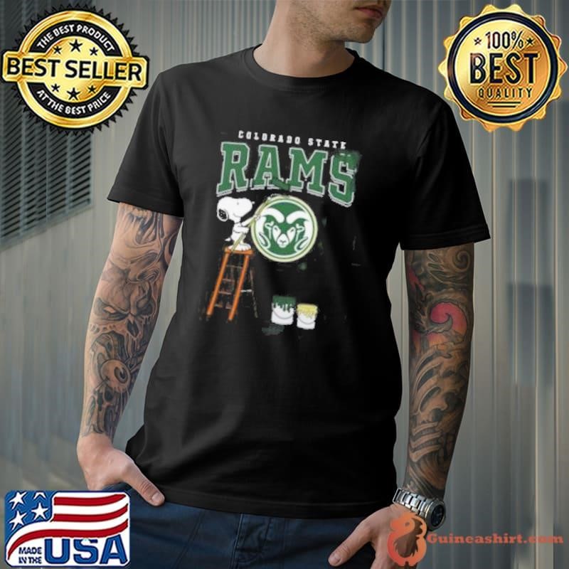 Colorado State Rams Snoopy Painting Shirt