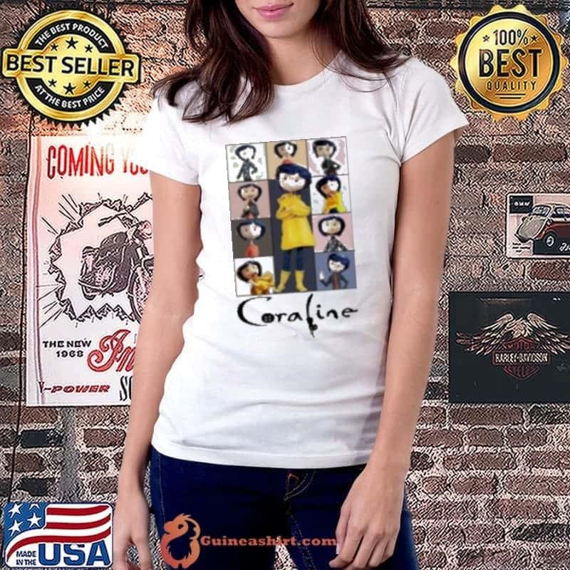 Coraline Cartoon Character Era Tour Halloween Shirt