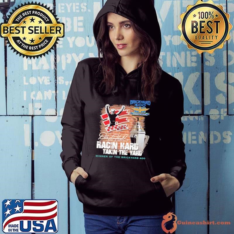 Dale Earnhardt 1995 Goodwrench Brickyard 400 Winner Signature Hoodie