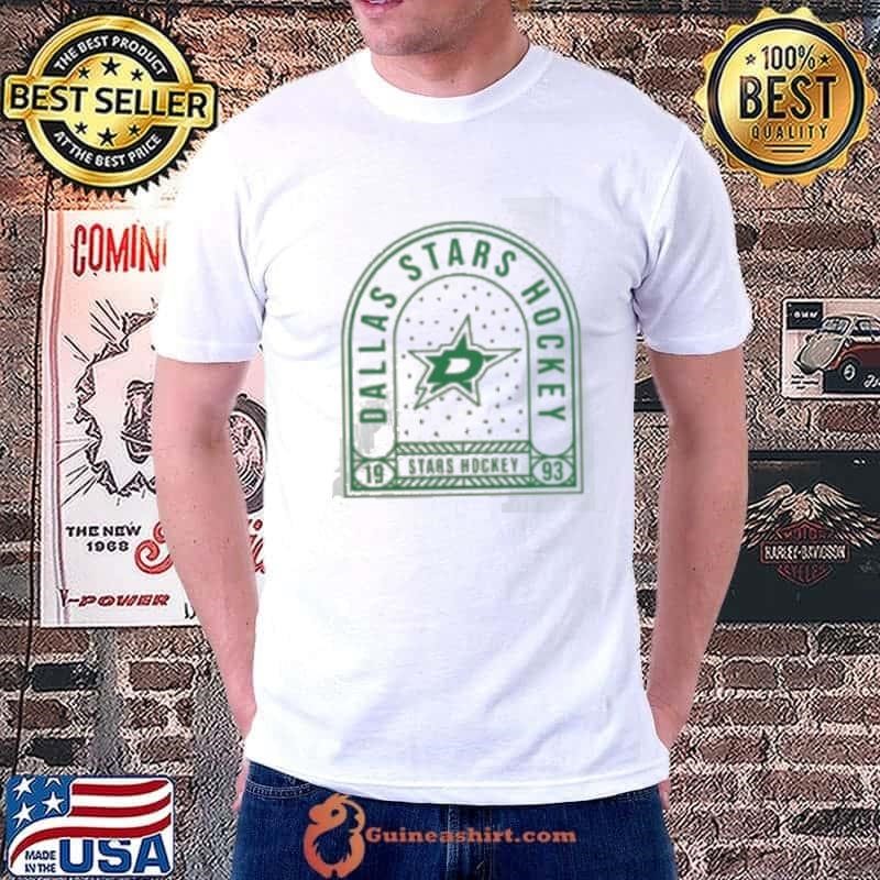 Dallas Stars Uphill Stained Glass Shirt
