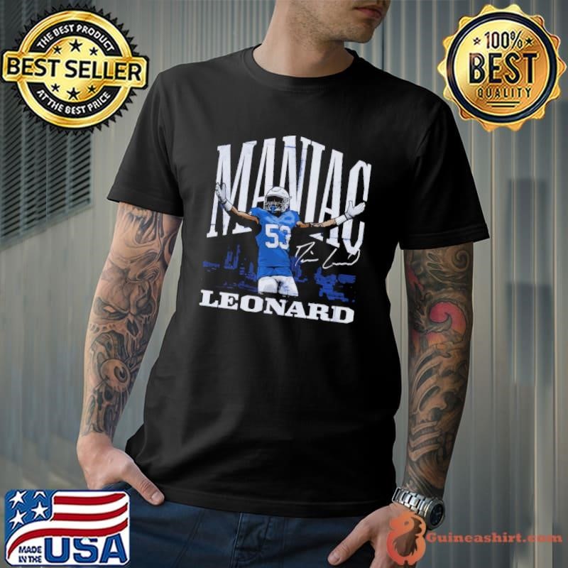 Darius Leonard American professional football linebacker Indianapolis Cityscape T-Shirt