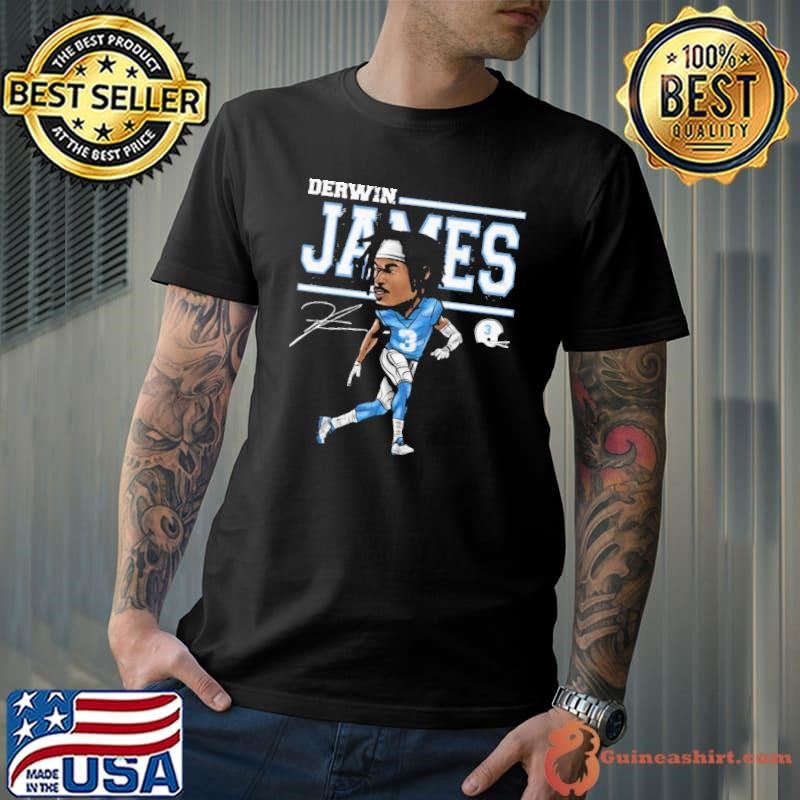 Derwin James Los Angeles C Cartoon American professional football safety T-Shirt