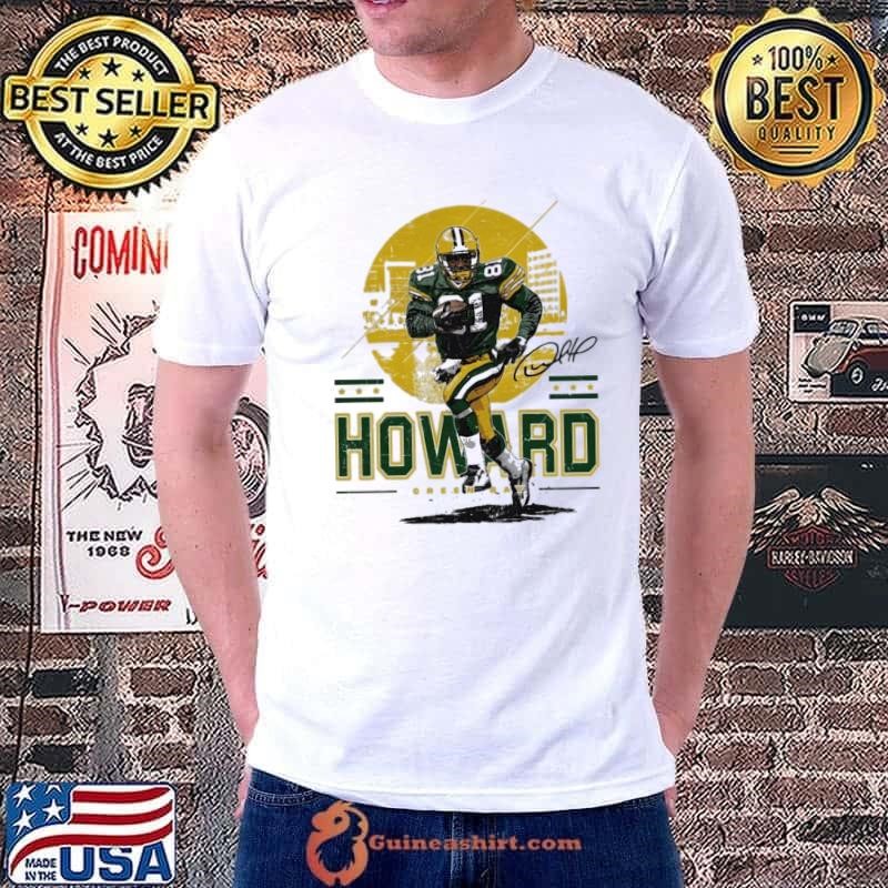Desmond Howard Green Bay Player Skyline T-Shirt