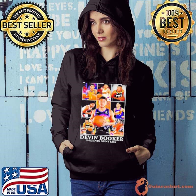 Deven Booker Photo Collage Phoenix Suns Era Basketball Hoodie